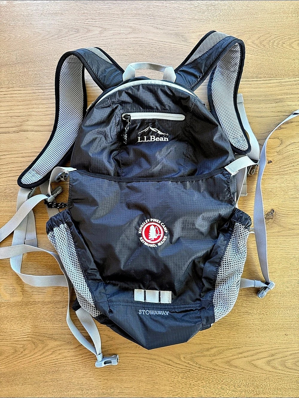 L.L.Bean Stowaway Pack Black Backpack